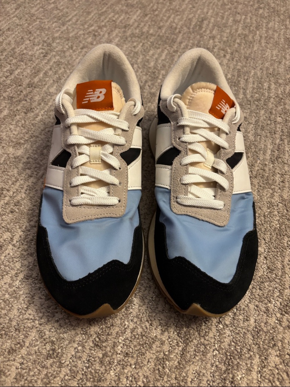 New Balance Men’s Sneakers - “Bandit” Light Blue, White, Black & Orange